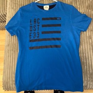 Brand new mens lacoste bundle shirts sz medium but fit a little tight